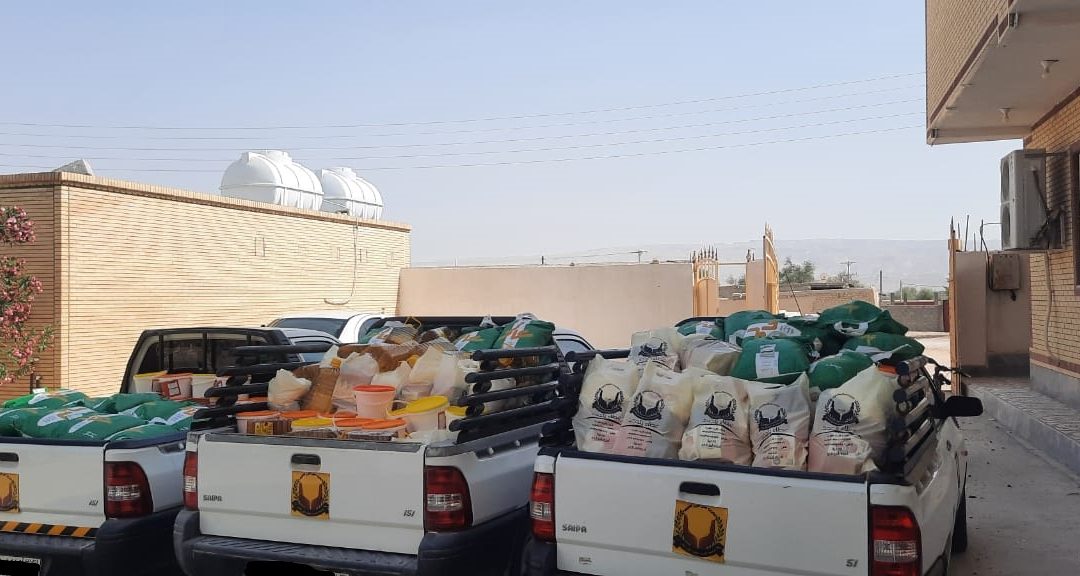 سبدهای غذایی ماه مبارک رمضان ۱۴۴۳ در بین نیازمندان عزیز توزیع گردید