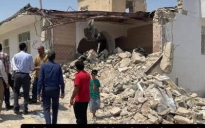 بازدید میدانی از مناطق زلزله زده شهر اوز